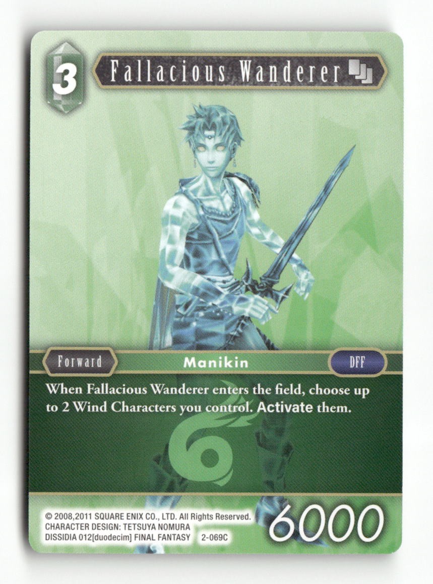 Fallacious Wanderer 2-069C Common Opus II Final Fantasy Near Mint