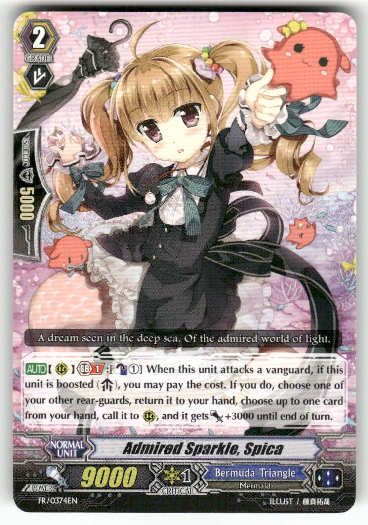 Cardfight Vanguard Admired Sparkle, Spica #PR/0374EN PR