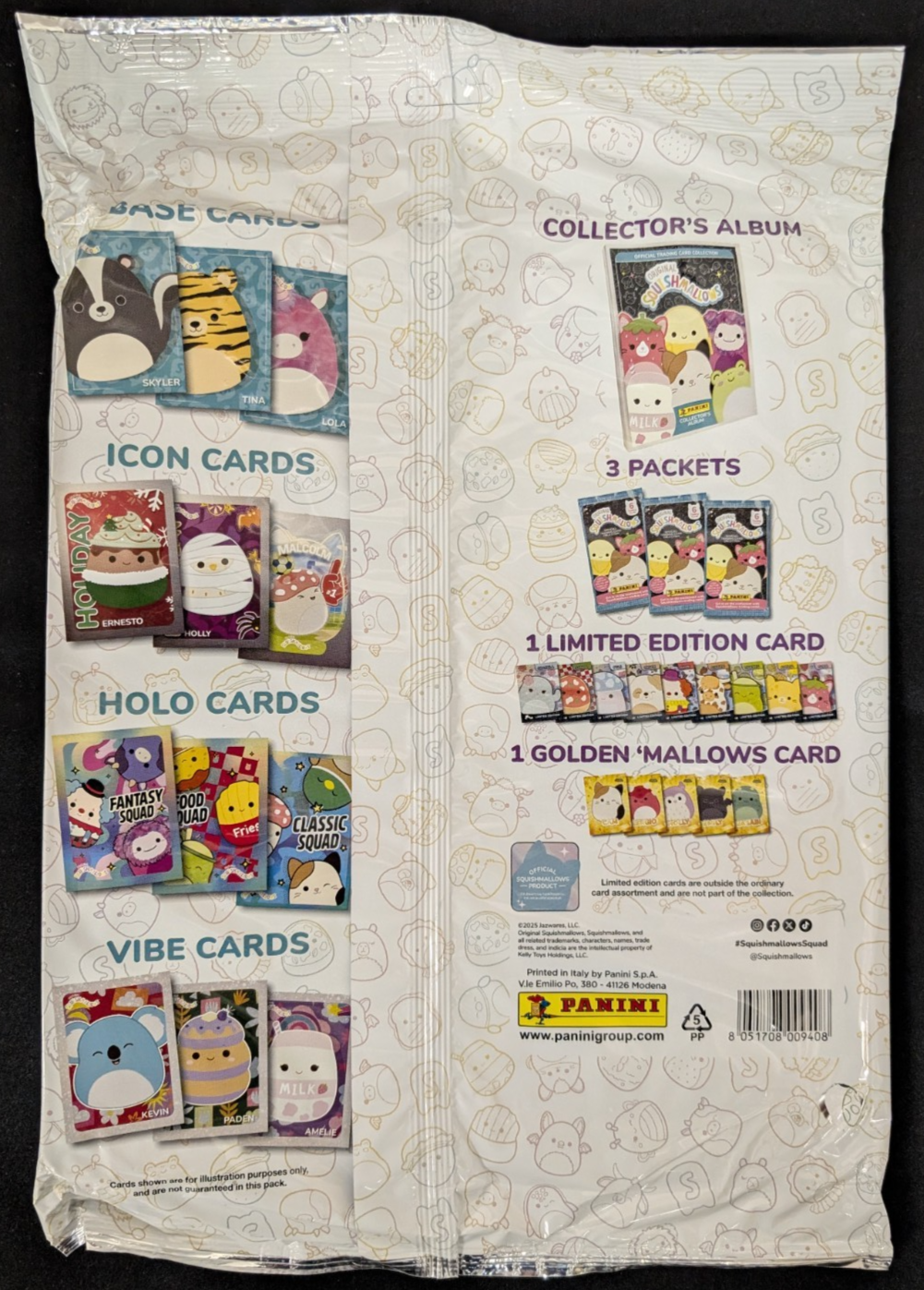 Panini Original Squishmallows Trading Card Collection Starter Album