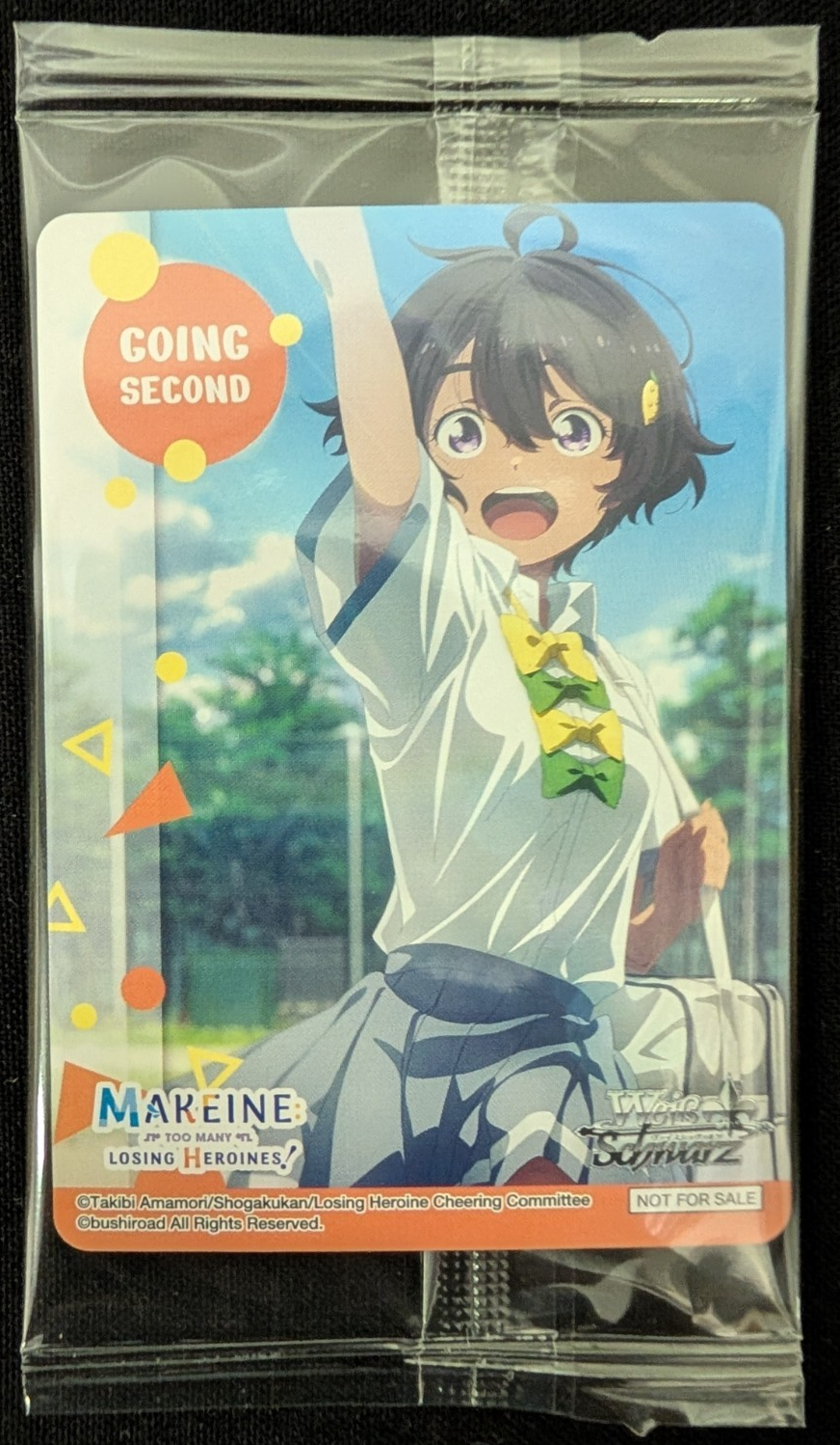 Weiss Schwarz TCG Makeine Too Many Losing Heroines Going Second Promo SEALED
