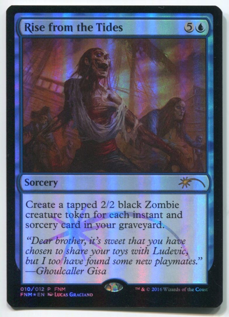 MTG Magic 2016 FNM Rise from the Tides Foil #10 Near Mint