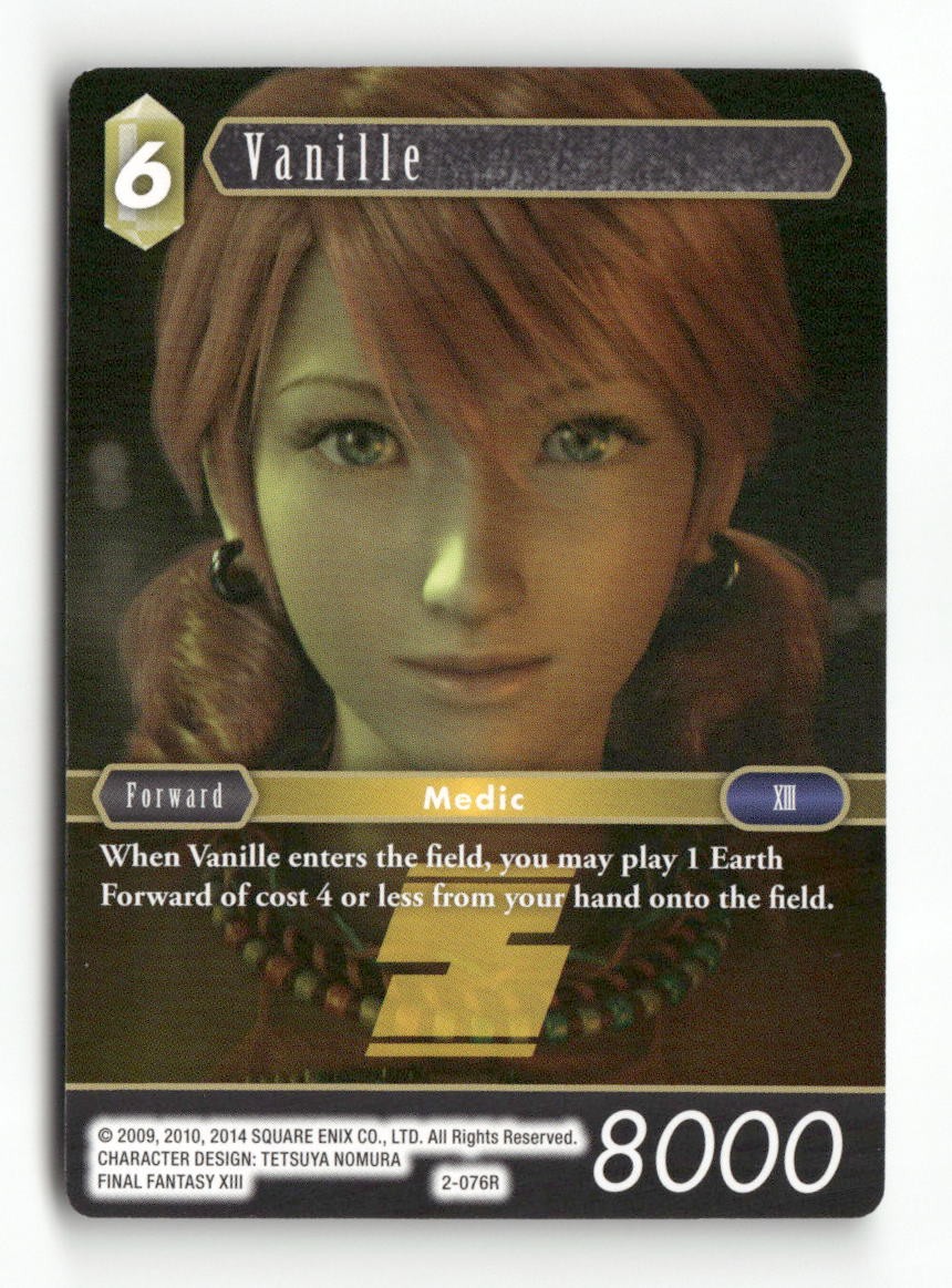 Vanille 2-076R Rare Opus II Final Fantasy Near Mint