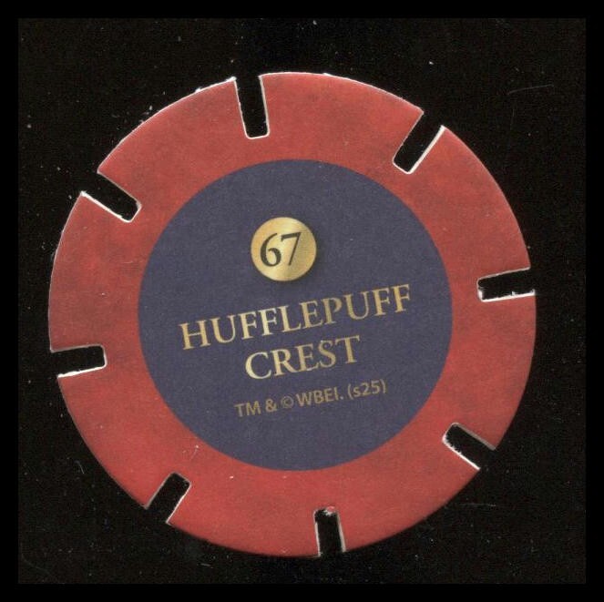 Coles Harry Potter Magical Discs Hufflepuff Crest #67