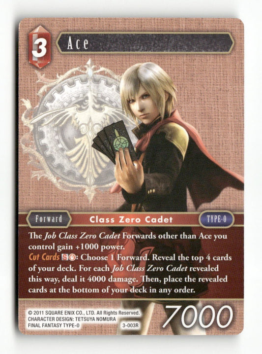 Ace 3-003R Rare Opus III Final Fantasy Near Mint