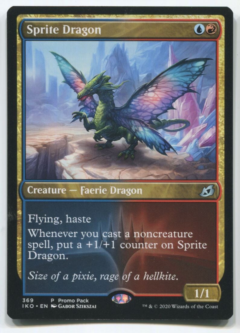 MTG Magic IKO Sprite Dragon #369 Near Mint