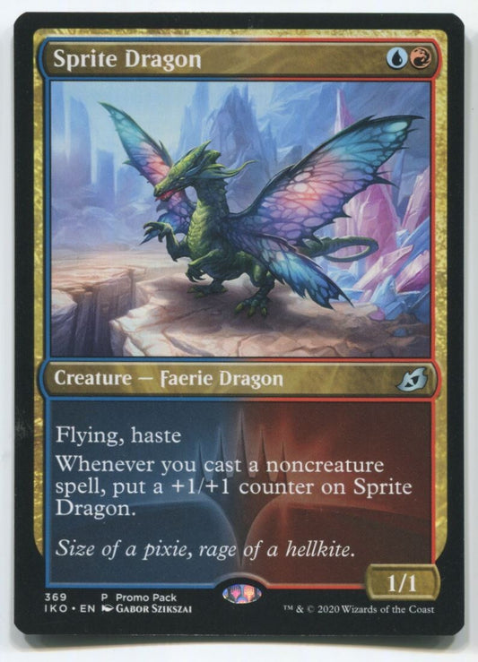 MTG Magic IKO Sprite Dragon #369 Near Mint