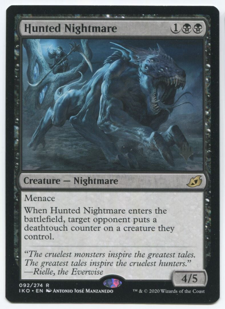 MTG Magic IKO Hunted Nightmare #92 Near Mint