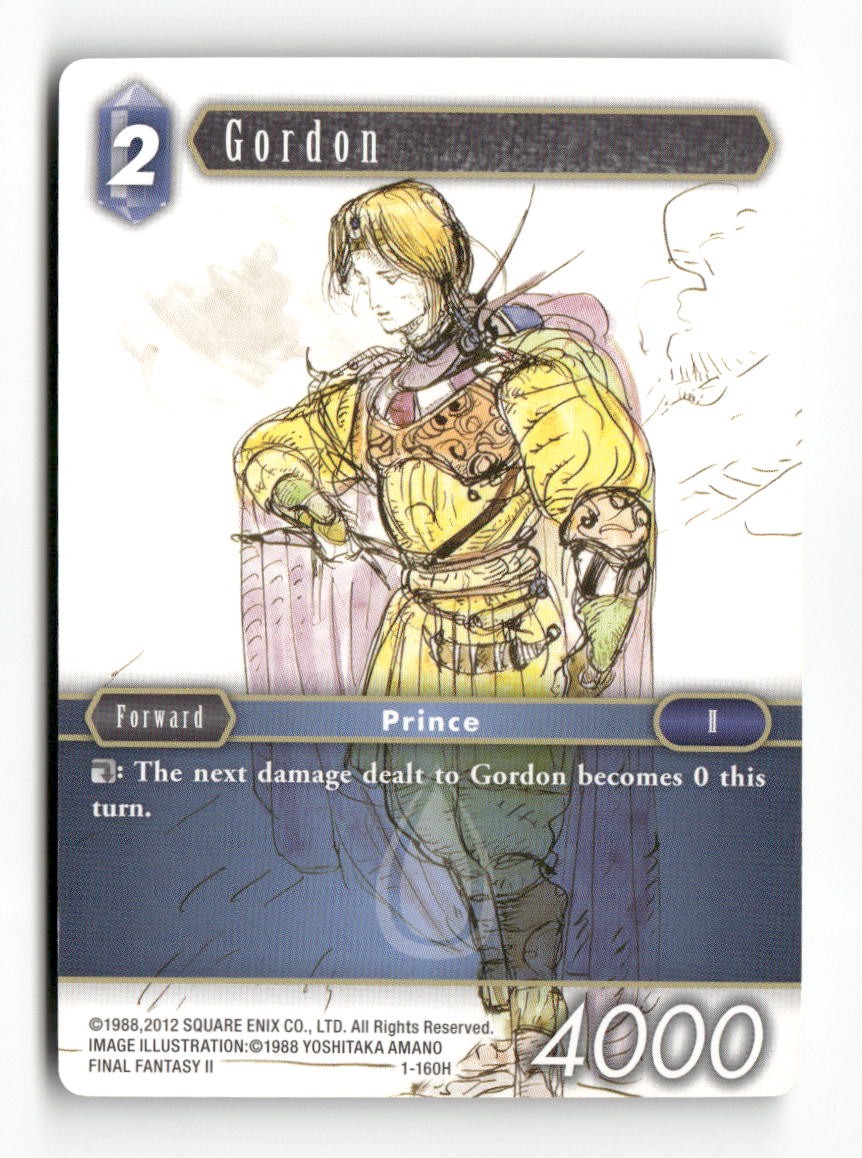 Gordon 1-160H Hero Opus I Final Fantasy Near Mint