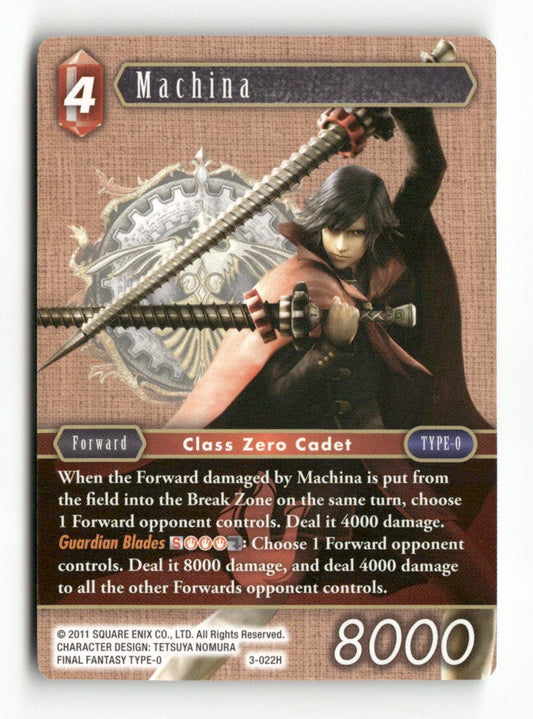 Machina 3-022H Hero Opus III Final Fantasy Near Mint