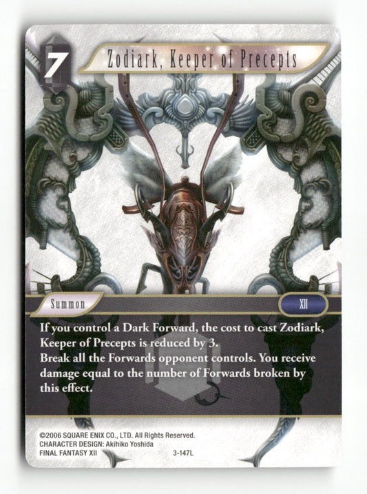 Zodiark, Keeper of Precepts 3-147L Legend Opus III Final Fantasy Near Mint