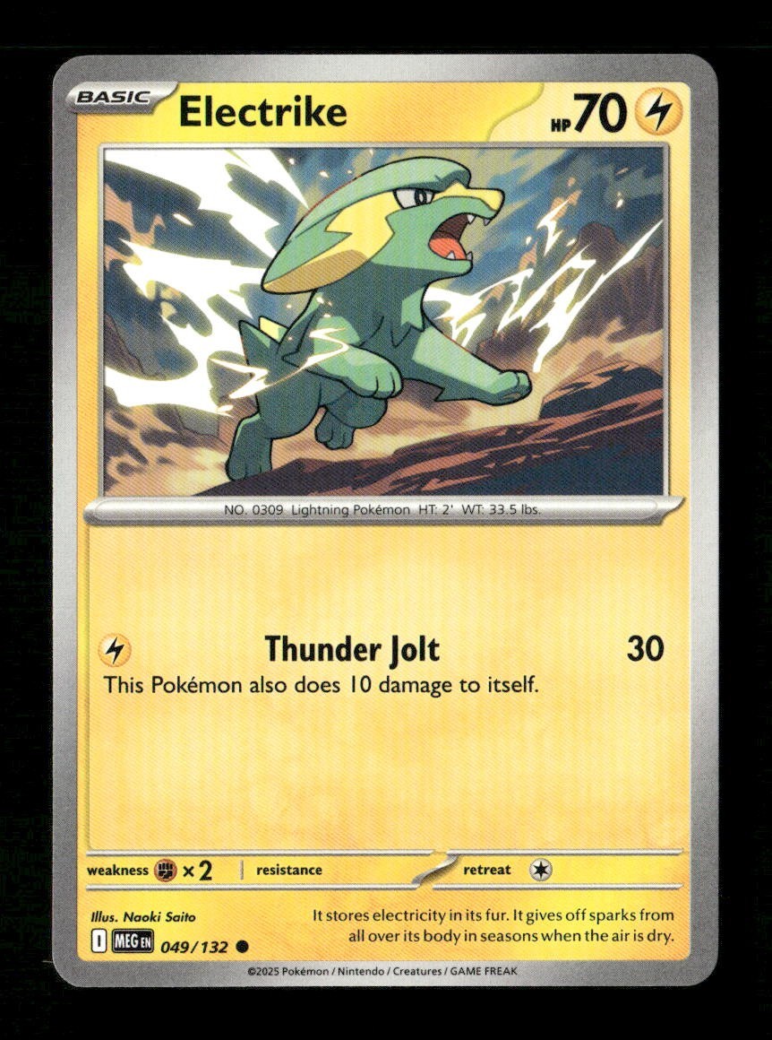 Electrike #049/132 Normal Pokemon Mega Evolution