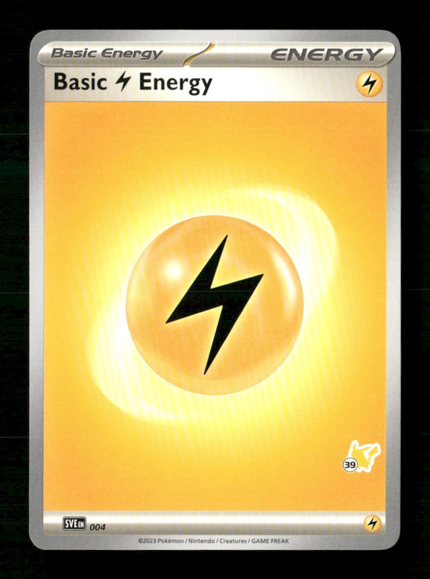Basic Lightning Energy 39 #4 Pokemon Battle Academy 2024