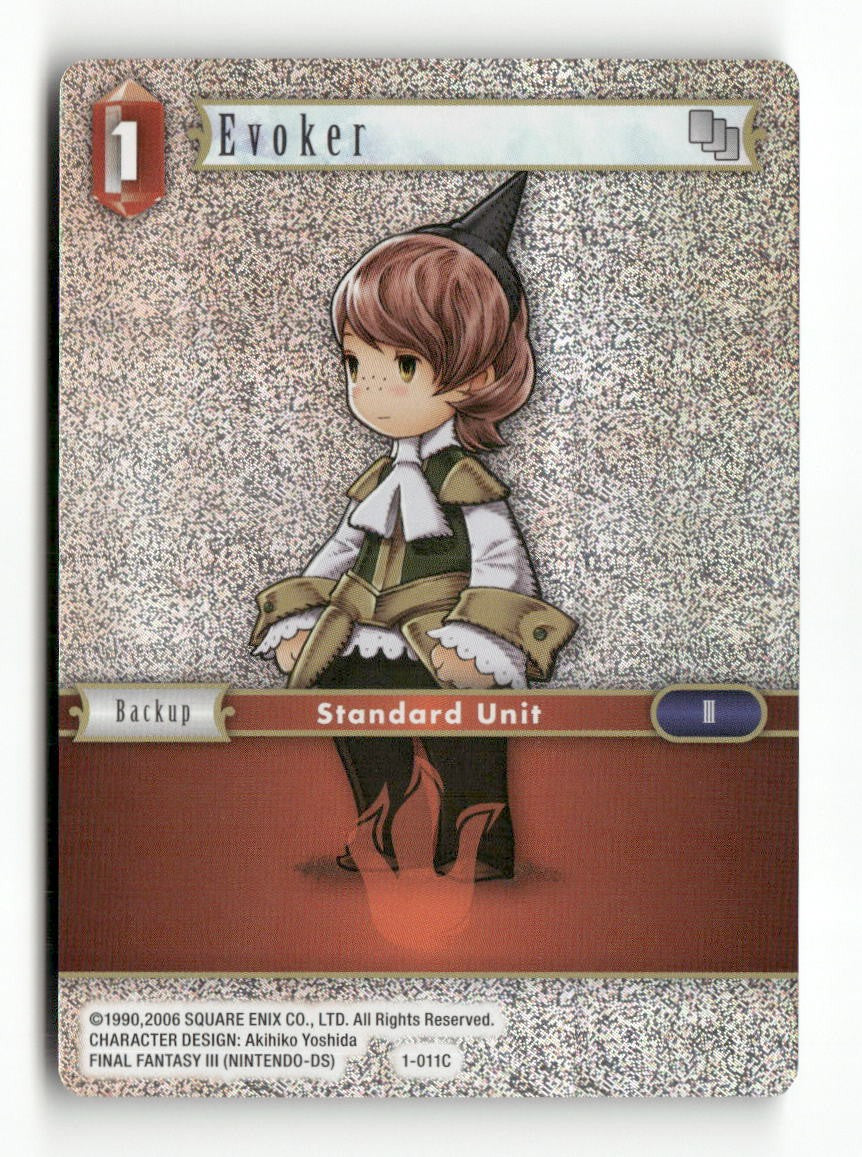 Evoker (Arc) - 1-011C 1-011C Common Opus I Final Fantasy Foil Near Mint WAVE 1