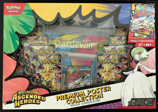 Ascended Heroes Premium Poster Collection Mega Gardevoir Pokemon TCG SEALED