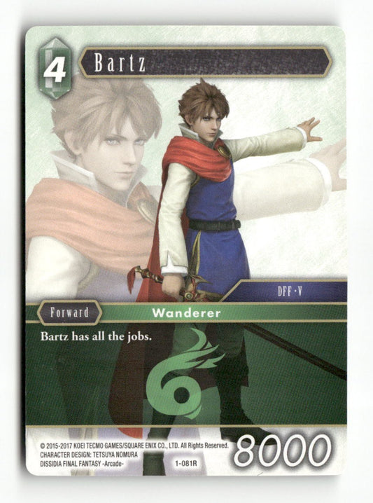 Bartz (Alternate Art Promo) PR-011/1-081R Rare FF: Promo Cards Final Fantasy NM