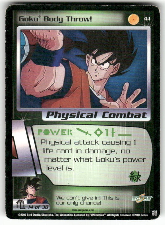 Dragon Ball Z Score Goku Body Throw! #44 Very Good