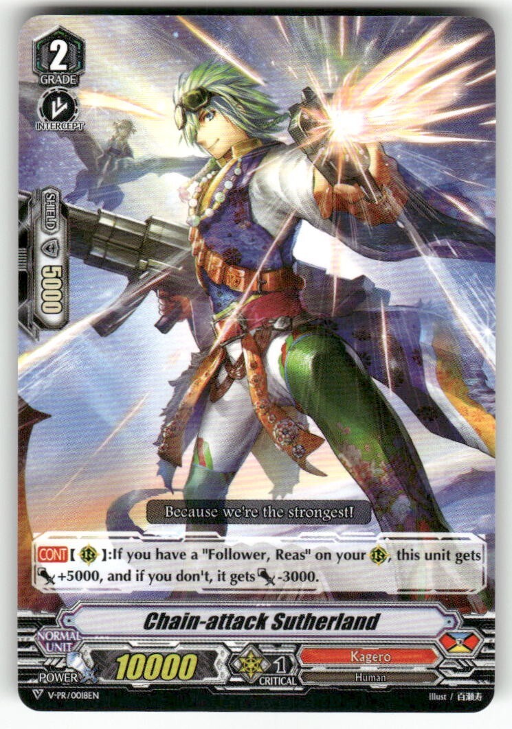 Cardfight Vanguard Chain-attack Sutherland #V-PR/0018EN PR