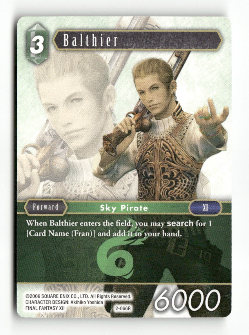 Balthier (Rare) 2-066R Rare Opus II Final Fantasy Near Mint