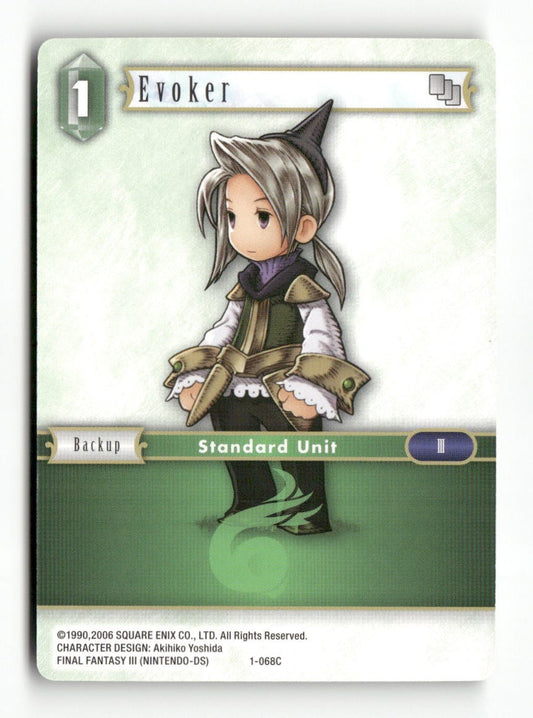 Evoker (Luneth) 1-068C Common Opus I Final Fantasy Near Mint