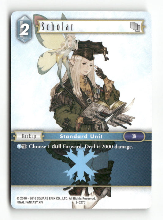 Scholar 2-027C Common Opus II Final Fantasy Near Mint