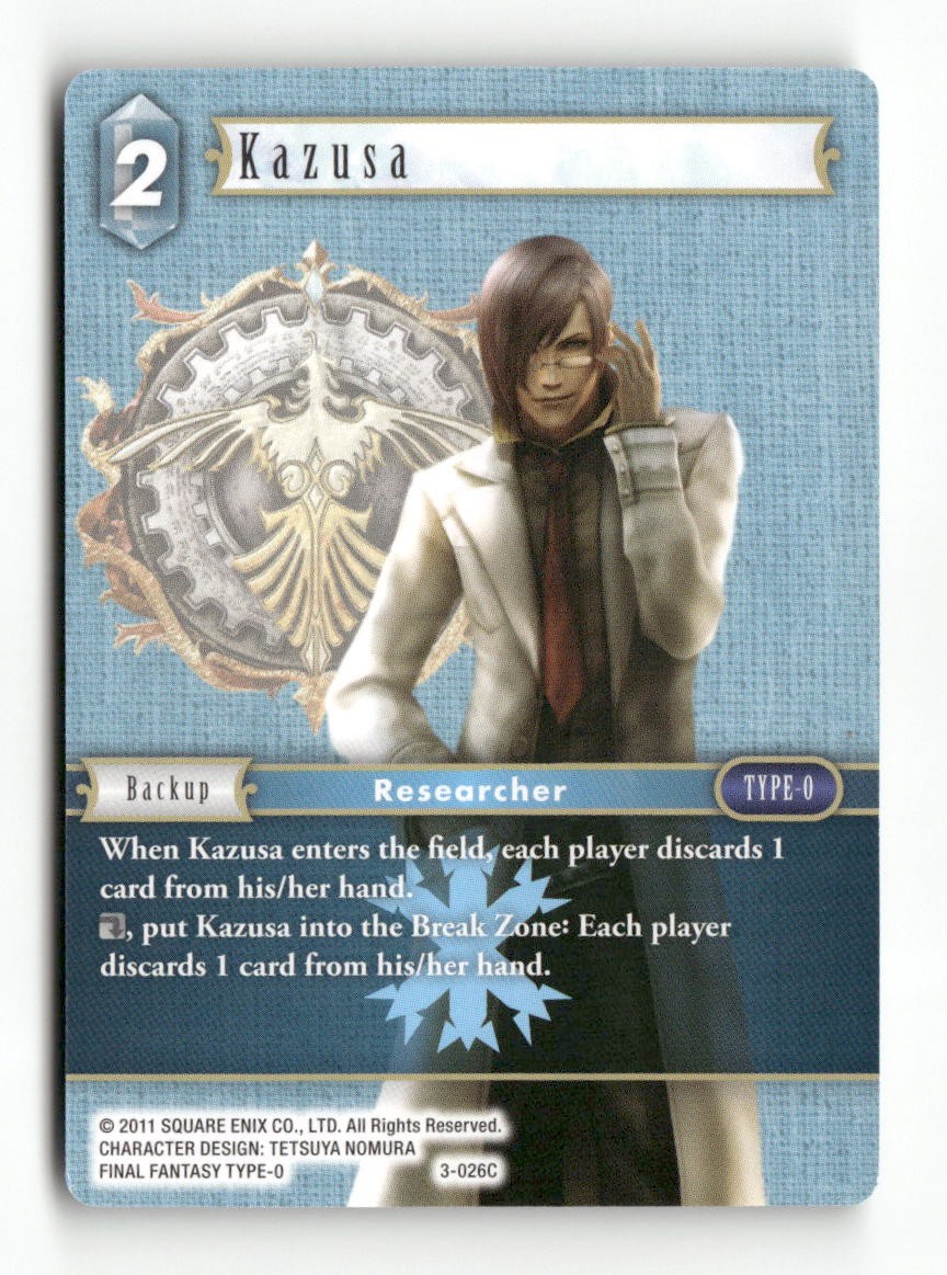 Kazusa 3-026C Common Opus III Final Fantasy Near Mint