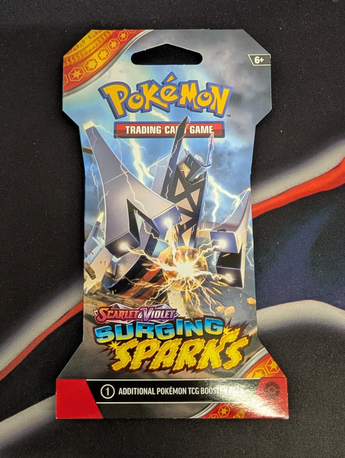 Pokemon TCG Surging Sparks Sleeved Booster Pack Blister NEW SEALED (1 PACK)