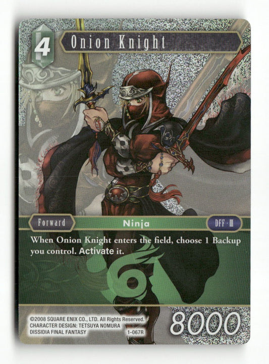 Onion Knight (Ninja) 1-067R Rare Opus I Final Fantasy Foil Near Mint WAVE 1