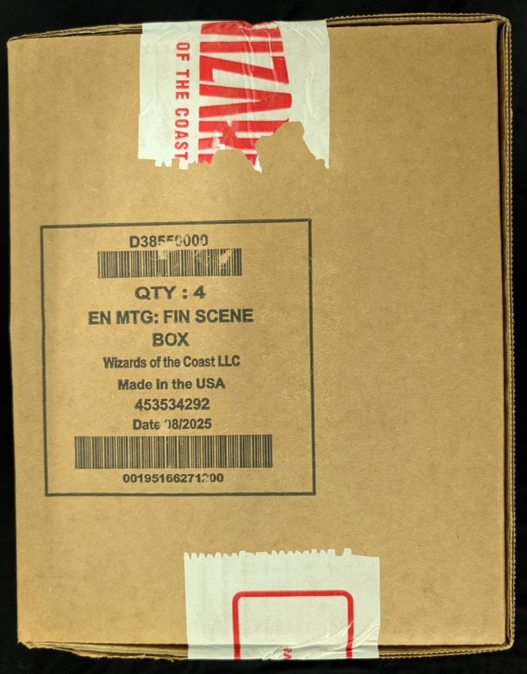 MTG Magic The Gathering Final Fantasy Scene Box UNOPENED CASE of 4 NEW SEALED