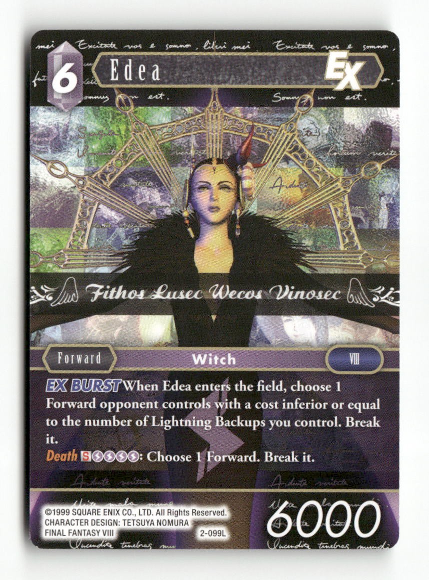 Edea EX 2-099L Legend Opus II Final Fantasy Near Mint