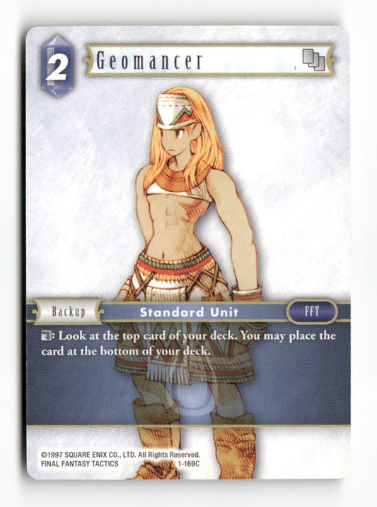 Geomancer (Male Unit) 1-169C Common Opus I Final Fantasy Near Mint