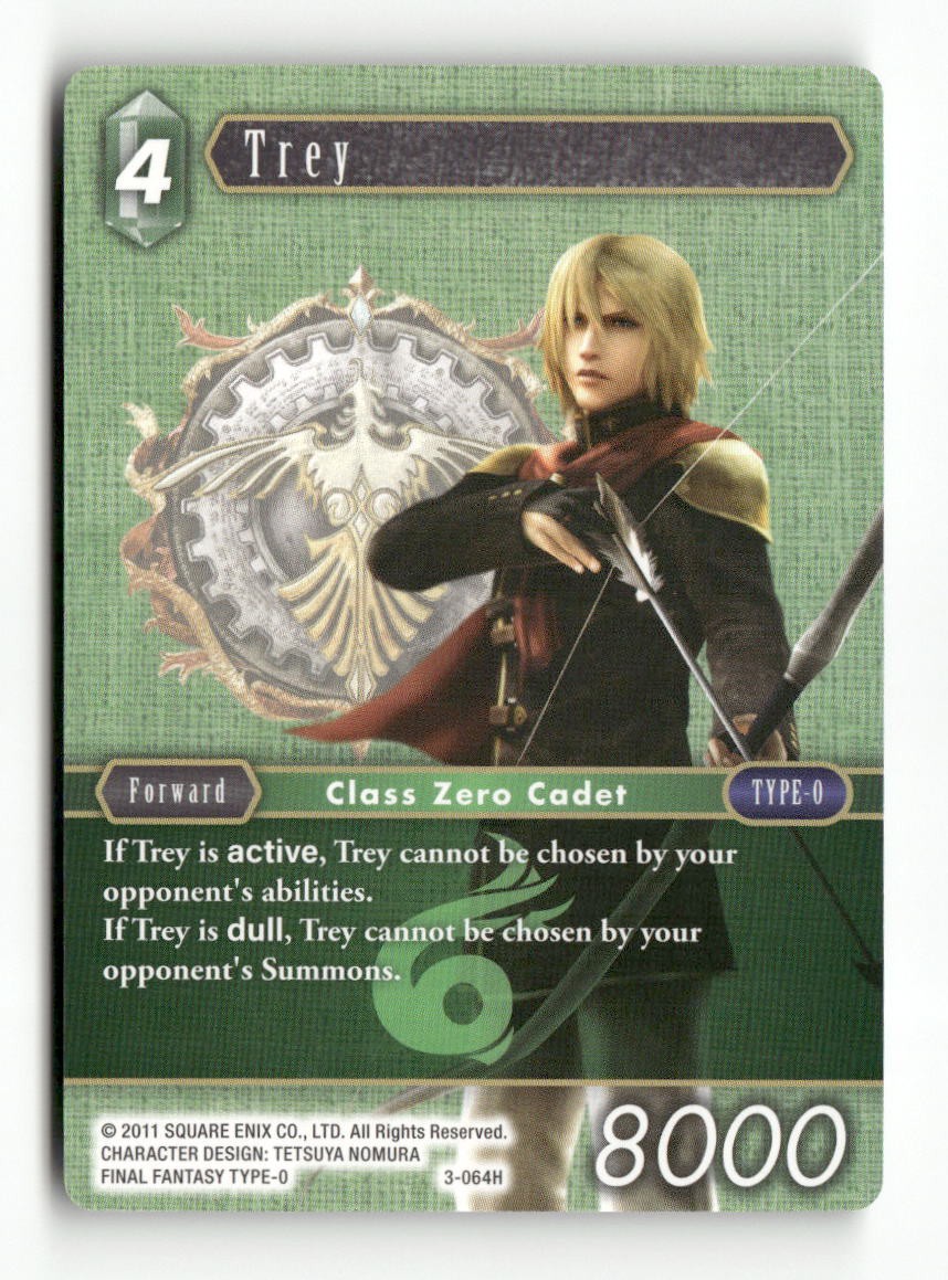 Trey 3-064H Hero Opus III Final Fantasy Near Mint