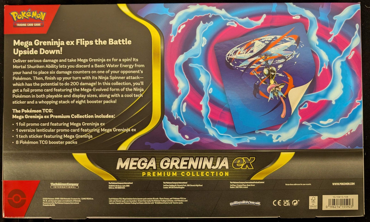 Chaos Rising Greninja EX Premium Collection Box Pokemon TCG SEALED
