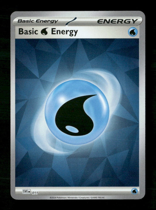 Water Energy Holo #011 Scarlet Violet Pokemon TCG