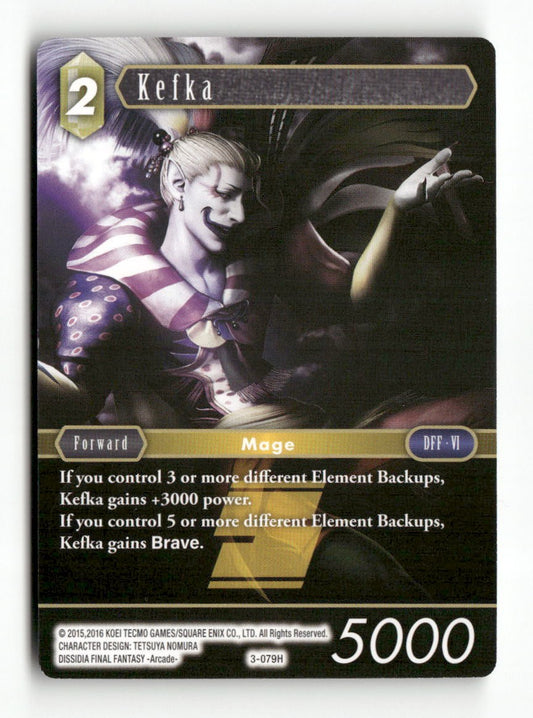 Kefka 3-079H Hero Opus III Final Fantasy Near Mint