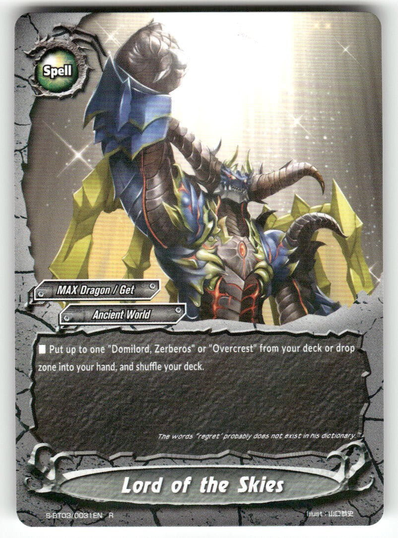 Future Card Buddyfight Lord of the Skies #S-BT03/0031EN R