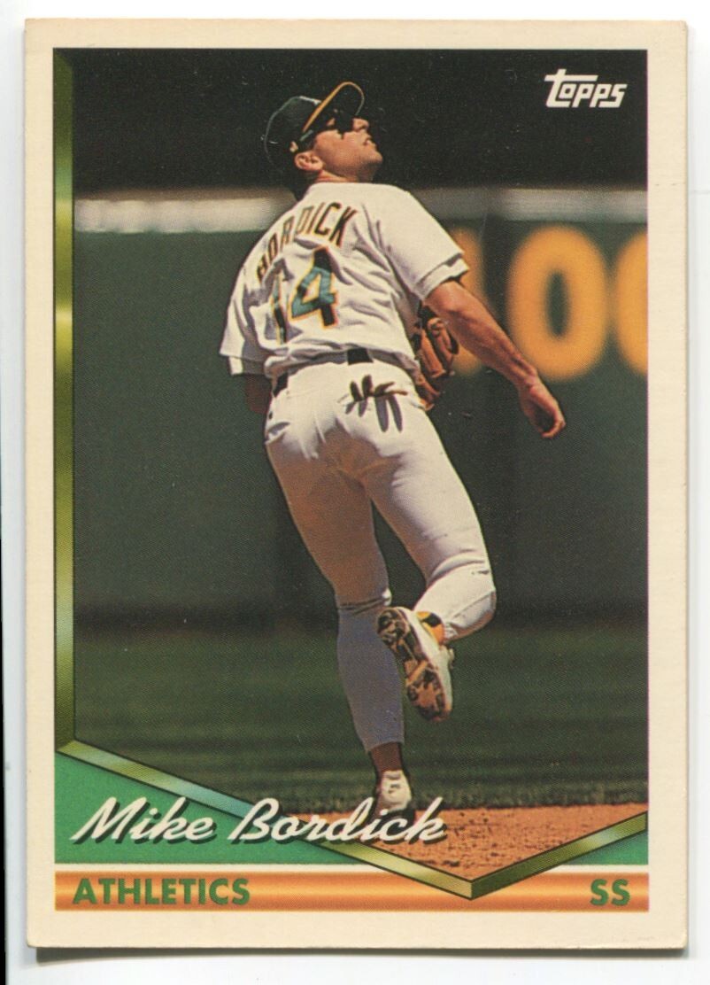MLB 1994 Topps - #188 Mike Bordick Excellent