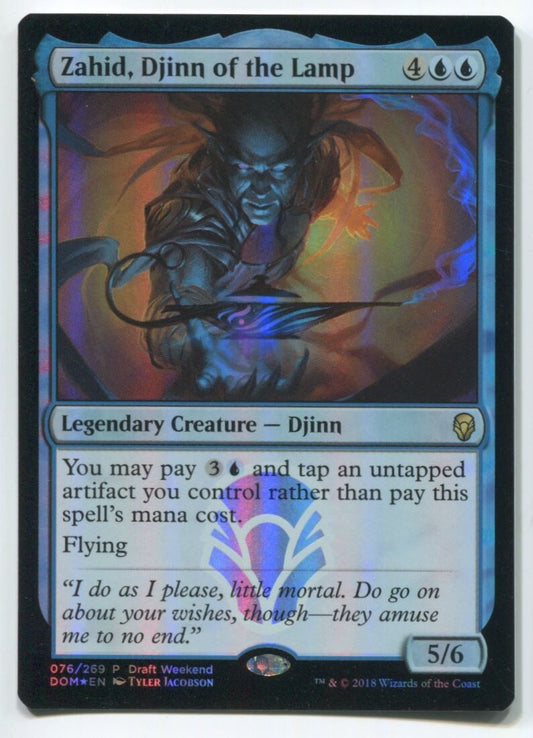 MTG Magic DOM Zahid Djinn of the Lamp Foil #76 Near Mint