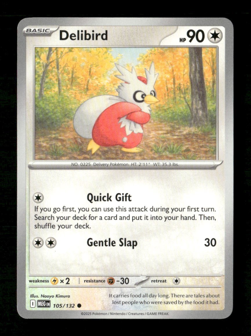 Delibird #105/132 Normal Pokemon Mega Evolution