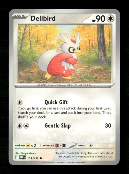 Delibird #105/132 Normal Pokemon Mega Evolution