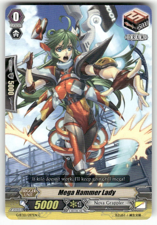 Cardfight Vanguard Mega Hammer Lady #G-BT10/097EN C