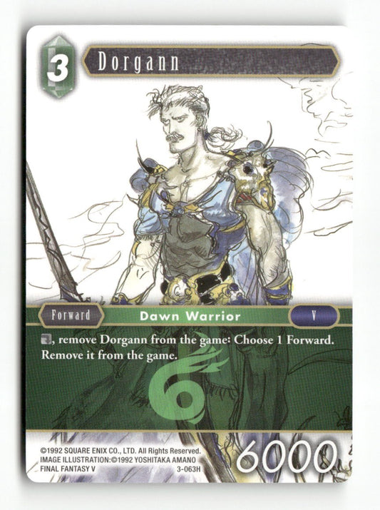 Dorgann 3-063H Hero Opus III Final Fantasy Near Mint