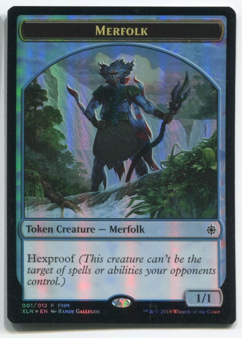 MTG Magic XLN Merfolk / Treasure Foil #1 Near Mint