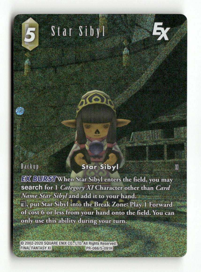 Star Sibyl EX PR-066/5-091H Promo FF: Promo Cards Final Fantasy Foil Near Mint