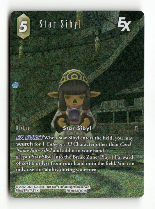 Star Sibyl EX PR-066/5-091H Promo FF: Promo Cards Final Fantasy Foil Near Mint