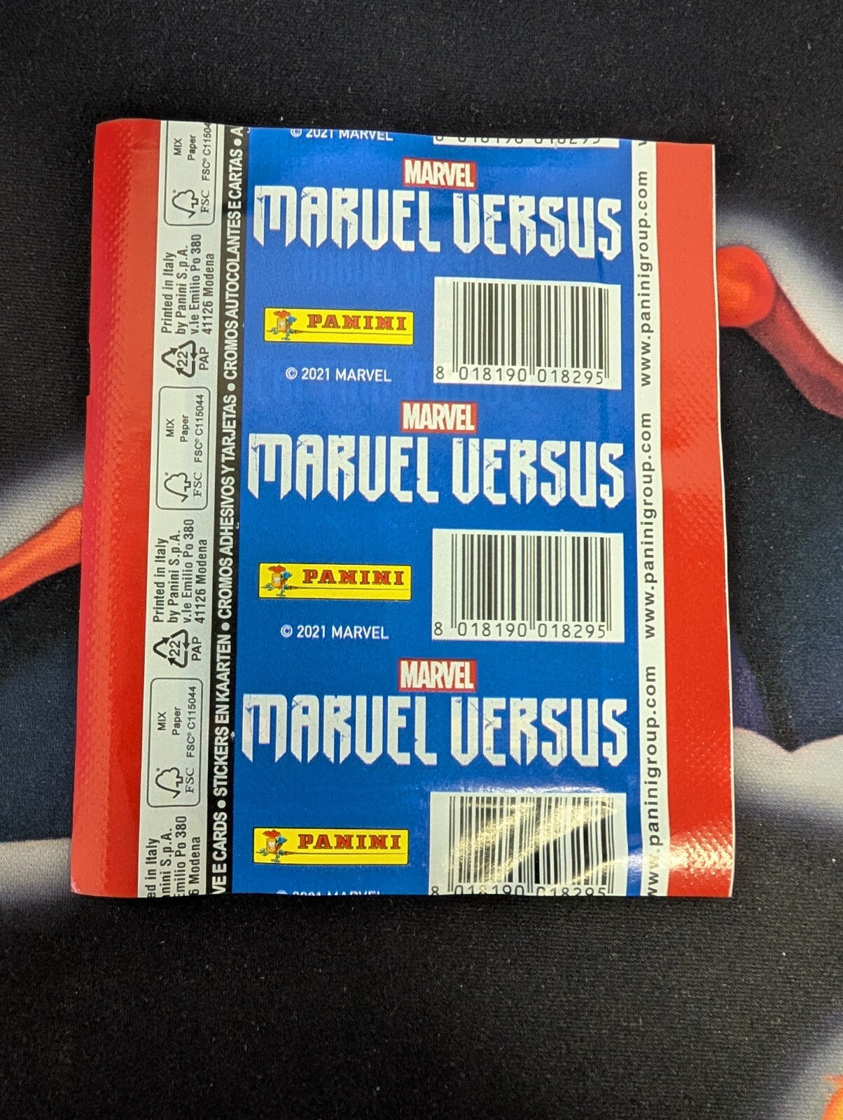 Panini Marvel Versus Sticker Collection ONE Booster Pack Random Art NEW SEALED