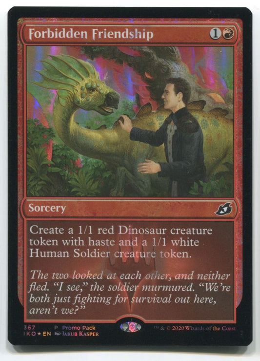 MTG Magic IKO Forbidden Friendship Foil #367 Near Mint