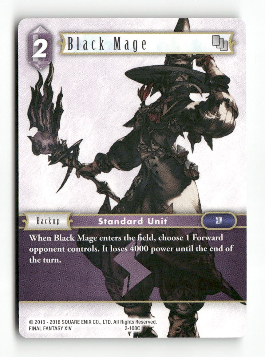 Black Mage (2-108C) 2-108C Common Opus II Final Fantasy Near Mint