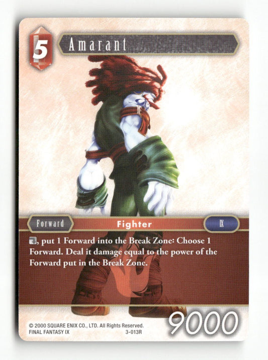 Amarant 3-013R Rare Opus III Final Fantasy Near Mint