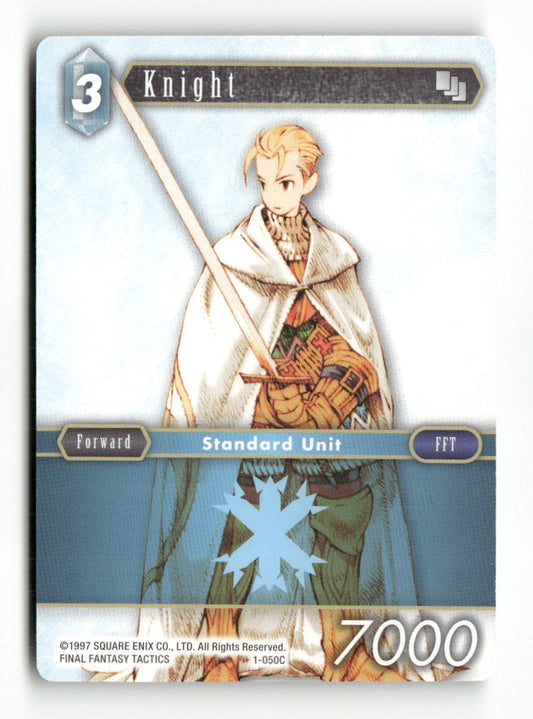 Knight (Male Unit) 1-050C Common Opus I Final Fantasy Near Mint WAVE 1