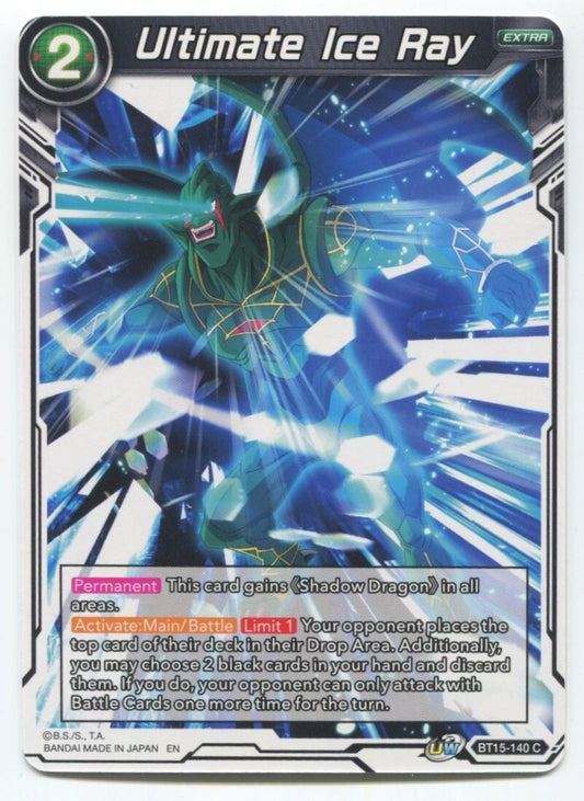 DBS Dragon Ball Super Ultimate Ice Ray #BT15-140 C Near Mint